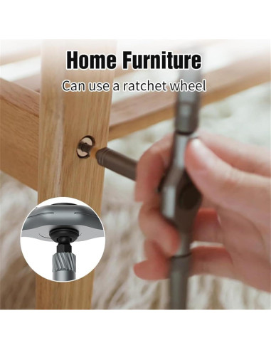 Juego de destornillador de trinquete magnético 24 en 1 Genérico