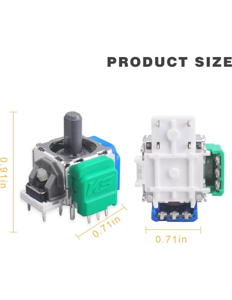 Joystick Electromagnético TMR para PS5/PS4/Switch/Xbox Joystick Electromagnético TMR para PS5/PS4/Switch/Xbox