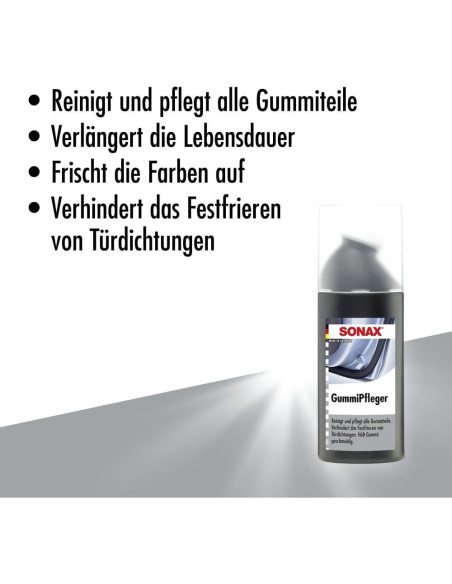 Tratamiento de Goma SONAX 03401000 - Limpieza y Mantenimiento