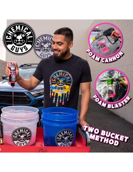 Kit de Lavado de Autos Chemical Guys 14 Piezas con Jabón 473 ml