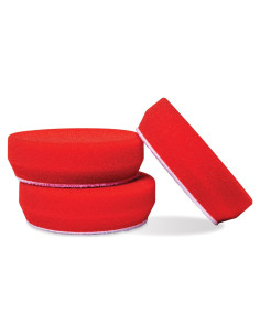Almohadillas de Cera de Espuma Roja Griot's Garage 3" Juego de 3