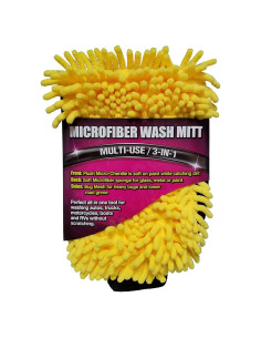 Mitón de Microfibra Chenille Wizards - Lavado Premium 28x18 cm