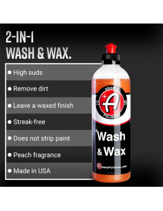 Jabón para Lavar y Encerar Adam's Polishes 3.78L - Alta Espuma 2