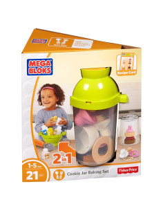 Juego de Hornear Tarro de Galletas Mega Bloks 21 Piezas