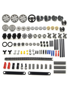 116 Piezas Conectores de Ejes y Engranajes dspitwod