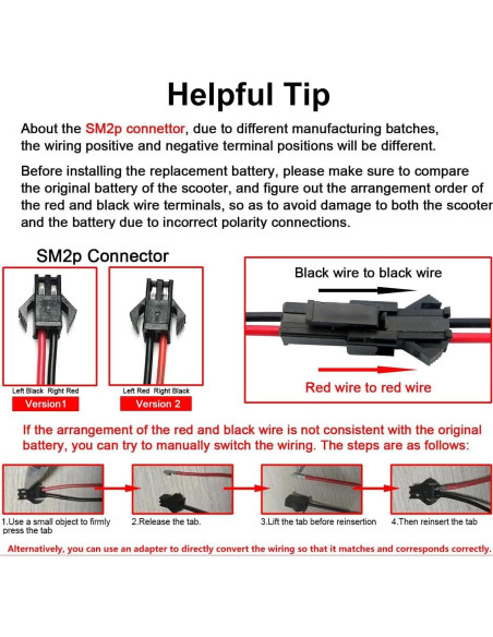 Batería de Reemplazo 36V 7500mAh CPZZ para Scooter Hiboy S2/KS4