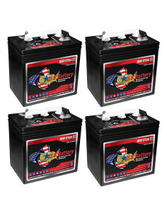 Juego de 4 Baterías US Battery US1800XC2 6V 208Ah Ciclo Profundo