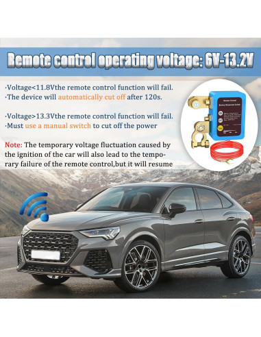 Interruptor de Desconexión de Batería Remoto DNShorix 12V 240A