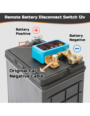 Interruptor de Desconexión de Batería Remoto DNShorix 12V 240A