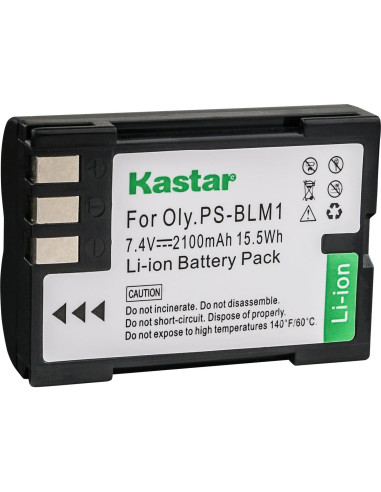 Batería de Reemplazo Kastar para Olympus BLM-1 2100mAh