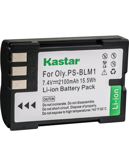 Batería de Reemplazo Kastar para Olympus BLM-1 2100mAh