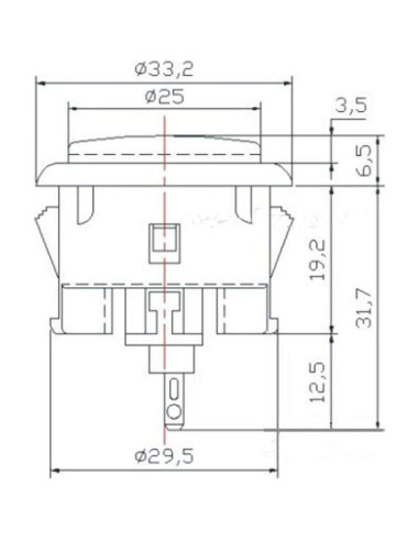 Botón Sanwa OBSF-30 30mm Negro para Joystick Arcade