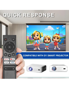 Control Remoto KhotIlong D001 para Proyector Portátil EAZZE 2