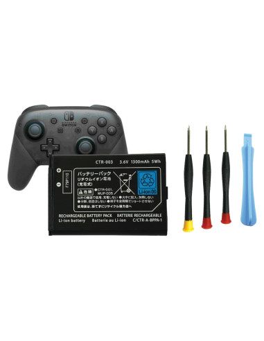 Batería de Reemplazo CTR-003 WirelessFinest para Controlador Pro Nintendo Switch