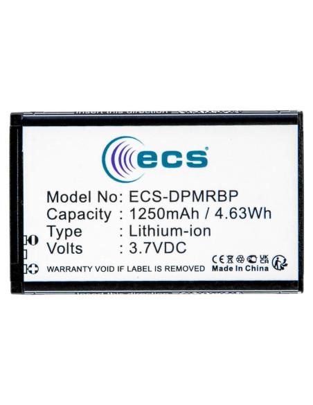 Batería recargable de iones de litio ECS-DPMRBP para grabadora