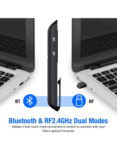 Controlador de Presentación Inalámbrico DinoFire RCRF-021 Bluetooth y RF