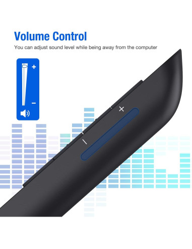 Controlador de Presentación Inalámbrico DinoFire RCRF-021 Bluetooth y RF