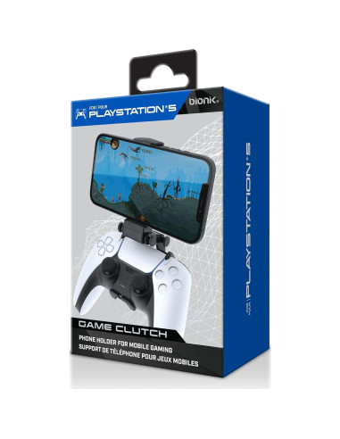 Soporte Bionik Game Clutch para PS5 y teléfono móvil