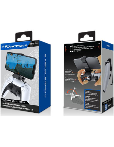Soporte Bionik Game Clutch para PS5 y teléfono móvil
