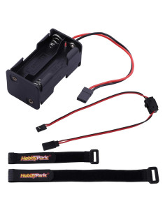 Caja de Soporte para Baterías AA Hobbypark con Conector JR