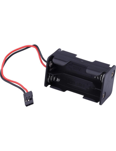 Caja de Soporte para Baterías AA Hobbypark con Conector JR