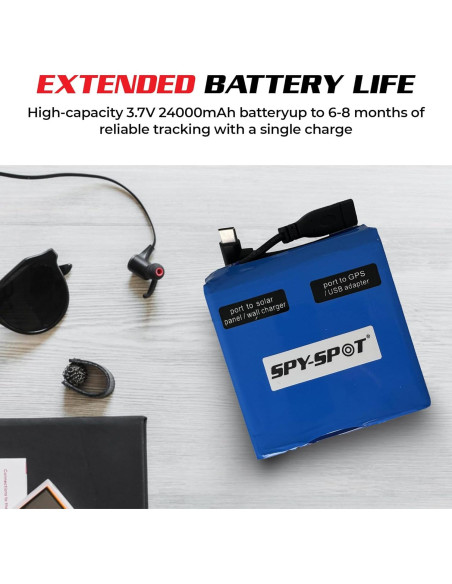 Batería Extendida 24000mAh Spy Spot para Rastreador GPS GL320