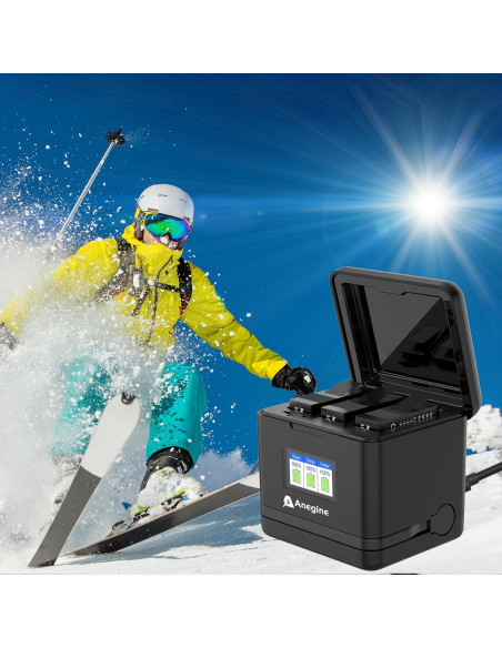 Baterías Anegine Hero 13 2300mAh + Cargador LCD 3 Canales