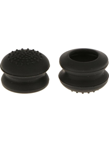 2 Tapas Antideslizantes de Goma para Joystick PS4/Xbox - Negro