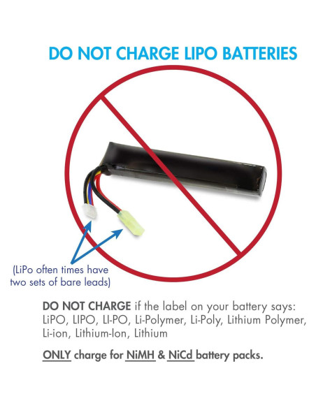 Batería Tenergy 8.4V 3800mAh NiMH para Airsoft AEG