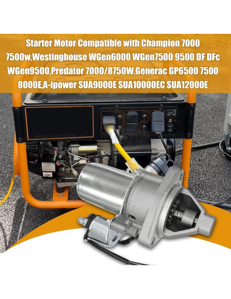 Motor de Arranque Piogarten 12V para Generadores 389cc-439cc