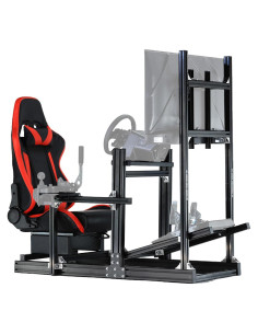 Soporte de Simulador de Carreras Anman con Monitor Ajustable