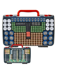 Organizador de Baterías FULLCASE con Probador - Doble Cara 269 Baterías