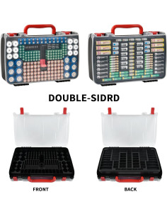 Organizador de Baterías FULLCASE con Probador - Doble Cara 269 Baterías 2