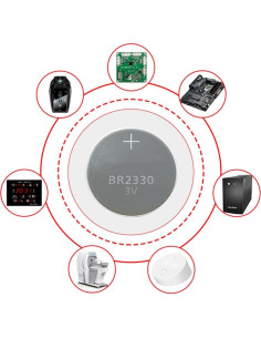 Batería de Litio Desechable DUDUTANG BR2330 3V 255mAh 2