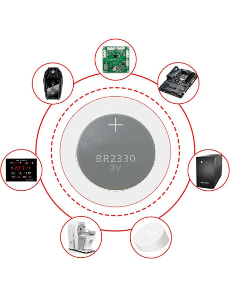 Batería de Litio Desechable DUDUTANG BR2330 3V 255mAh