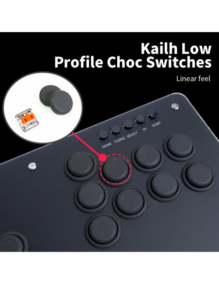 Controlador Arcade TIKITAKA S15B-N 15 Teclas para PC/PS4