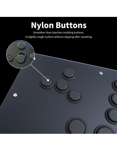 Controlador Arcade TIKITAKA S15B-N 15 Teclas para PC/PS4