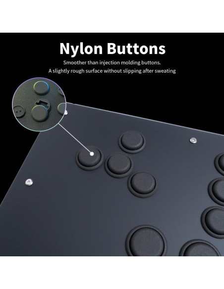 Controlador Arcade TIKITAKA S15B-N 15 Teclas para PC/PS4