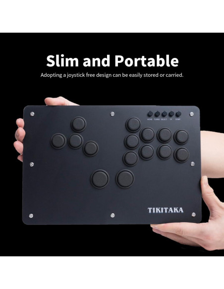 Controlador Arcade TIKITAKA S15B-N 15 Teclas para PC/PS4