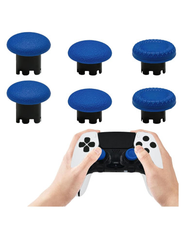Paquete de 6 tapas joystick PS5 DualSense Edge Azul