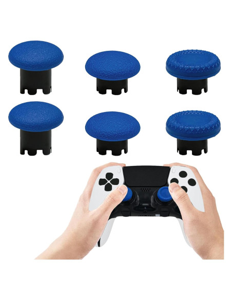 Paquete de 6 tapas joystick PS5 DualSense Edge Azul