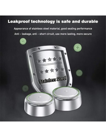 Baterías AG10 LR1130 1.5V Genérico 10PCS para Electrónica