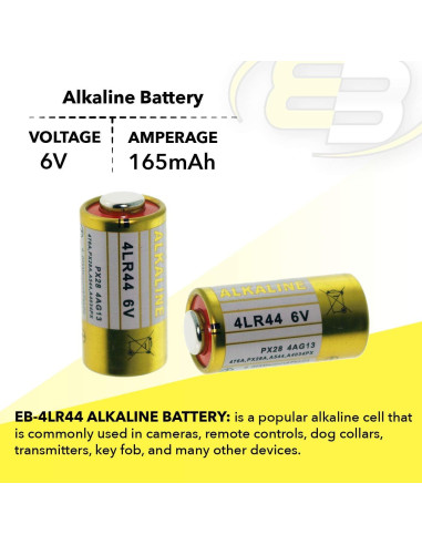 Batería Alcalina Exell A28PX 6V 165mAh Paquete de 3