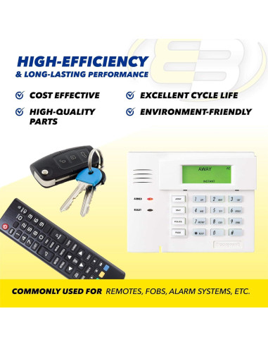 Batería Alcalina Exell A28PX 6V 165mAh Paquete de 3