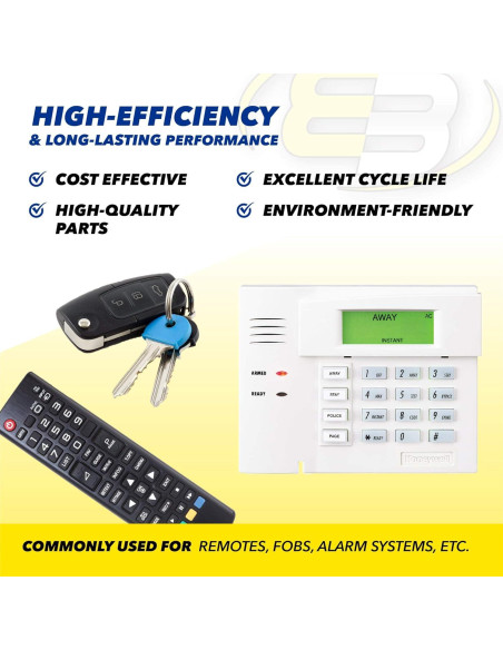 Batería Alcalina Exell A28PX 6V 165mAh Paquete de 3