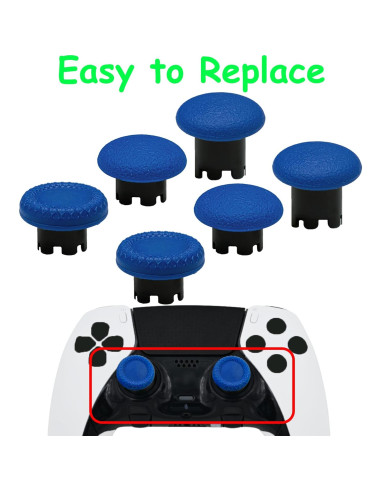 Paquete de 6 tapas joystick PS5 DualSense Edge Azul