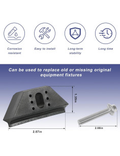 Soporte de Batería Automotriz BWBWND OEM 14005061 con Tornillo 2