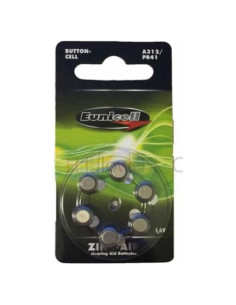 Baterías Óxido de Zinc 1.45V A312 Hillflower 60 Piezas