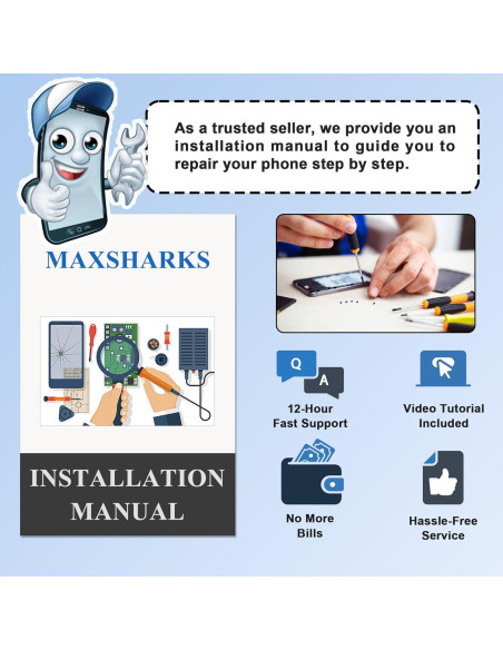 Batería de Reemplazo MAXSHARKS para Galaxy A13 5G EB-BA136ABY