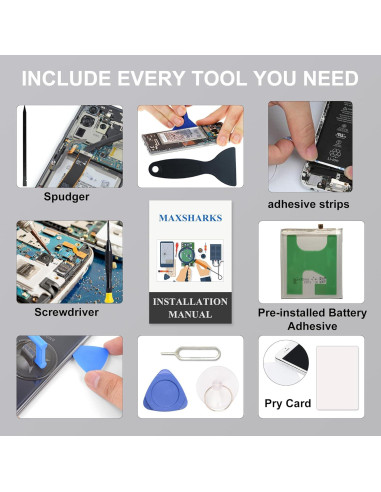 Batería de Reemplazo MAXSHARKS para Galaxy A13 5G EB-BA136ABY